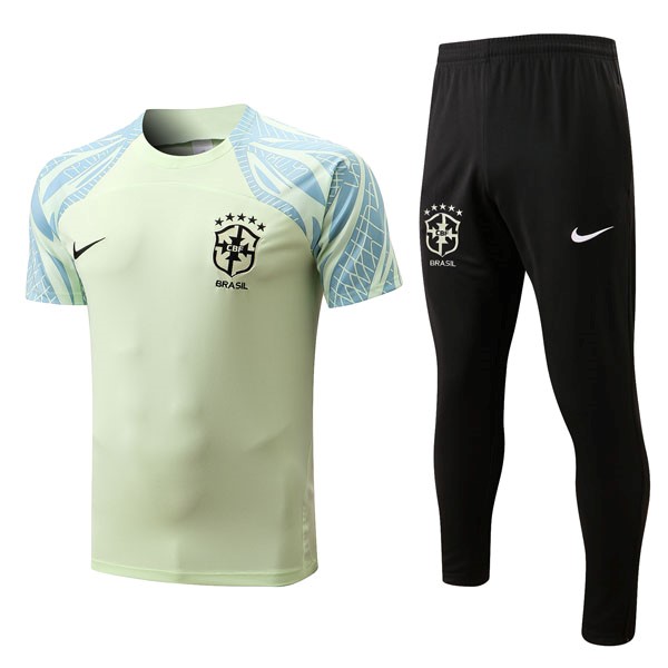 Camiseta Brasil Conjunto Completo 2022/23 Amarillo